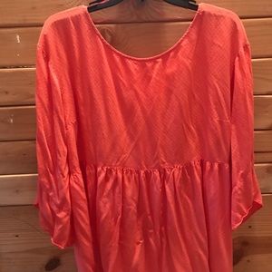 COPY - Motherhood Maternity Coral Blouse